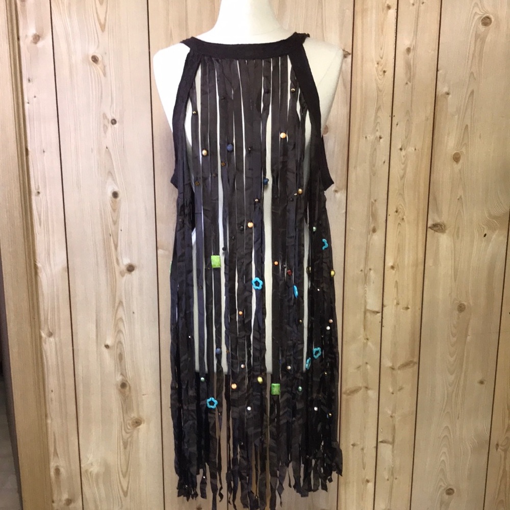 LAST CALL Kings Crown Collection charm vest collar necklace cape NFR boho